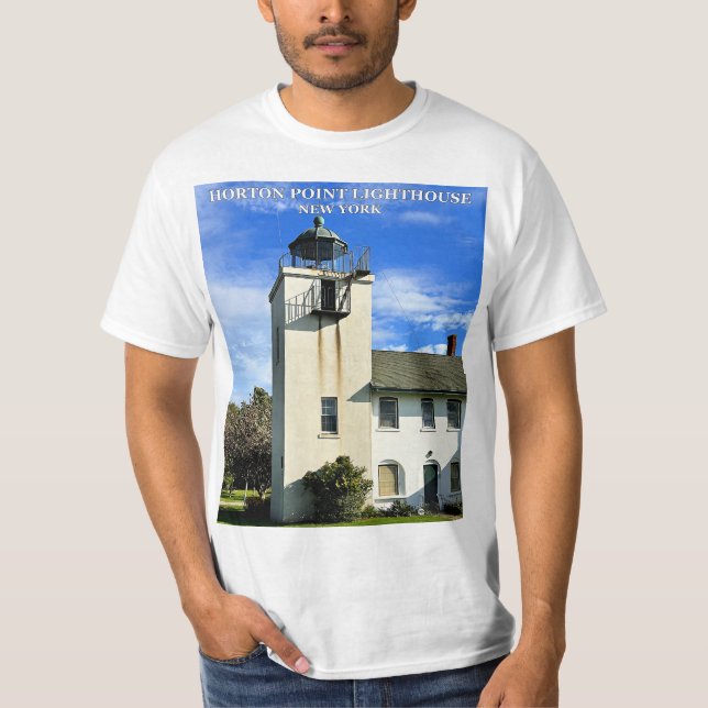 Horton Point Lighthouse, New York T-Shirt (Framsida)