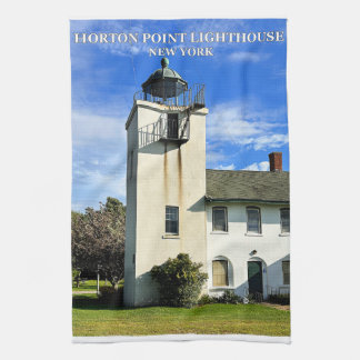 Horton Point Lighthouse, New York Tea Towel Kökshandduk