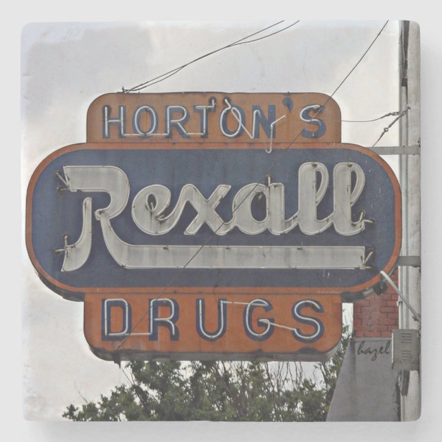 Horton's Rexall Drug, Aten, Georgia Underlägg (Framsidan)