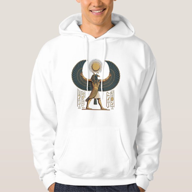 Horus den bevingade solväktaren hoodie (Framsida)