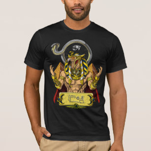 Horus Egyptian Gud Ra Pyramids Ancient Mythology T Shirt