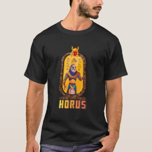 horus, gammal egypten, himlar gud i forna egyptisk t shirt