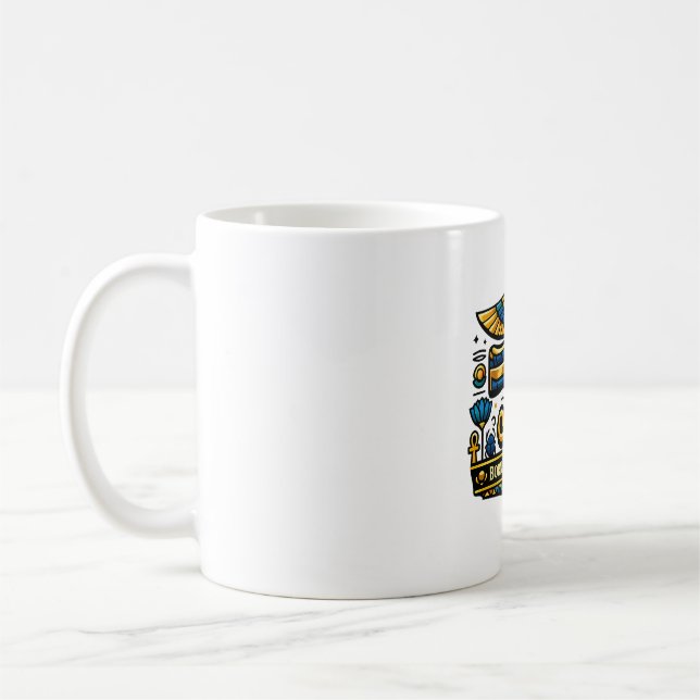 Horus öga Antikens Egypten Kaffe Mugg (Vänster)