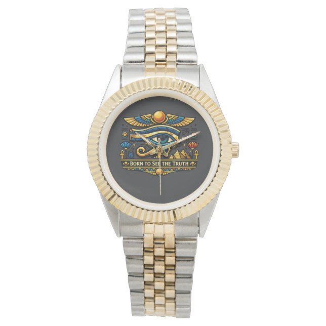 Horus öga Antikens Egypten Urklocka Armbandsur (Framsida)