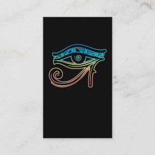 Horus Öga Egypten Symbol Egyptian Visitkort