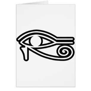 Horus_öga Hälsningskort