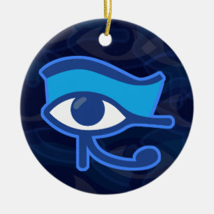 Horus Öga Julgransprydnad Keramik