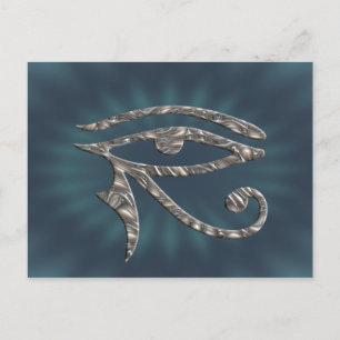 Horus öga - SILVER Vykort