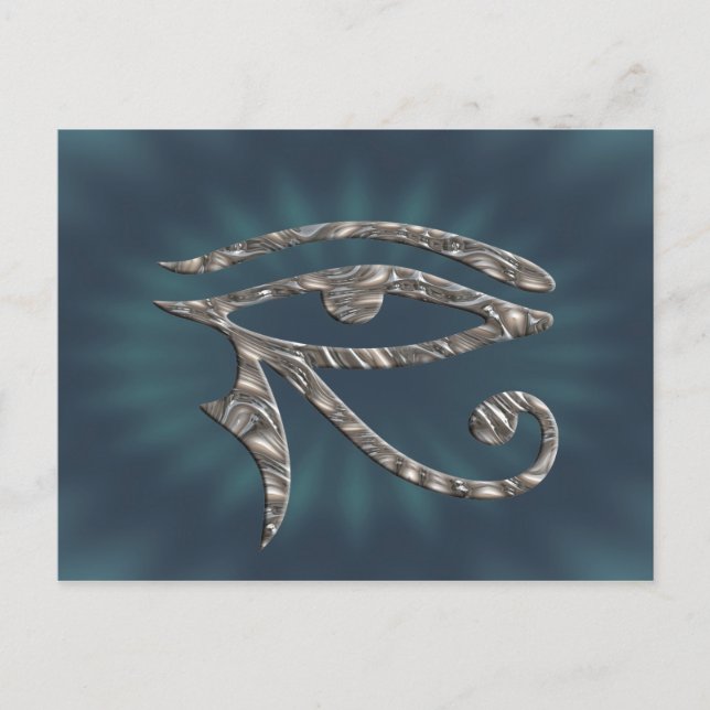 Horus öga - SILVER Vykort (Framsida)
