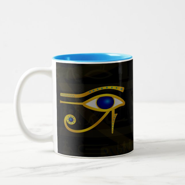 Horus öga Två-Tonad mugg (Vänster)
