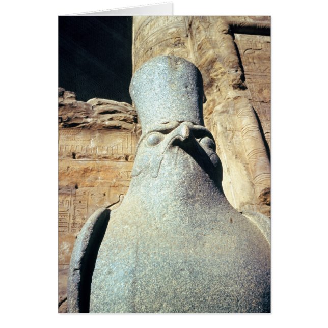 Horus statue hälsningskort (Framsidan)