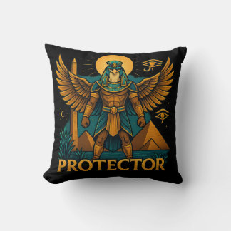 Horus the Protector – Bold Ancient Egyptian Falcon Kudde
