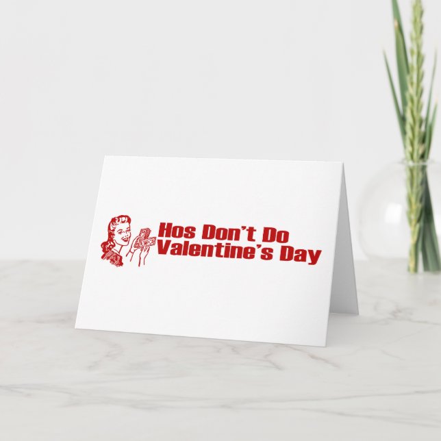 Hos gör inte valentin dag helgkort (Framsida)