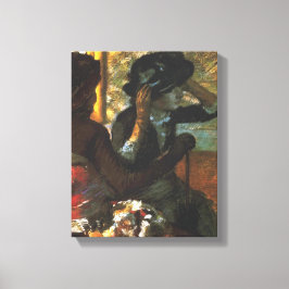 Hos hattmakaren - Edgar Degas - c1890 Canvastryck