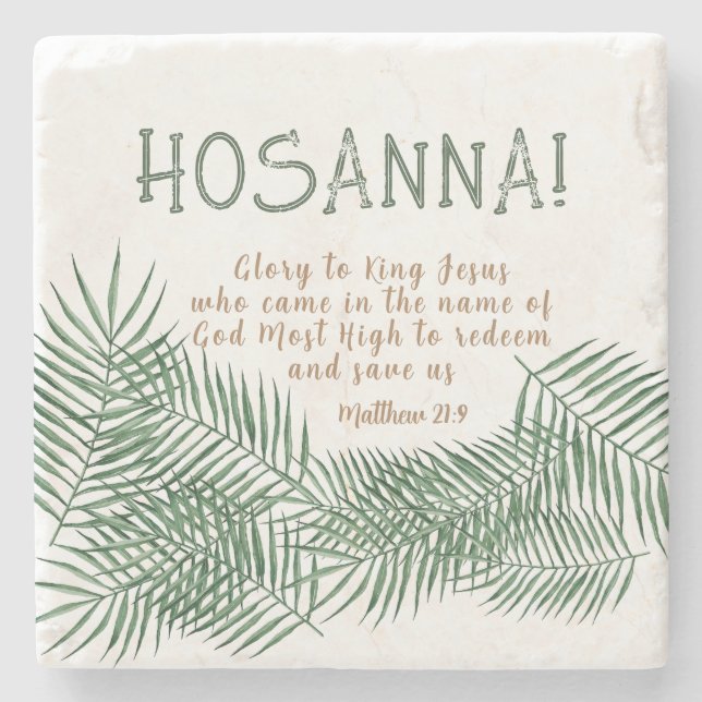 HOSANNA ELEGANT PÅSK HANDFLATAN SÖNDAG STENUNDERLÄGG (Framsidan)