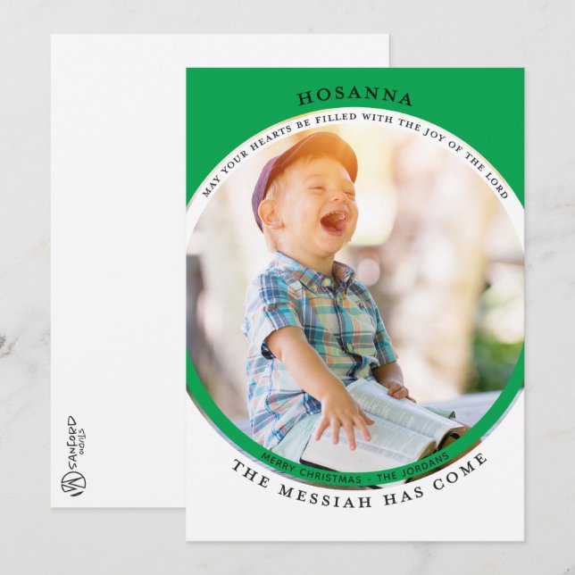 Hosanna Fotokort Kort (Fram/baksida)