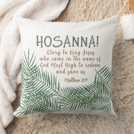 HOSANNA Handflatan Söndag Square Kudde
