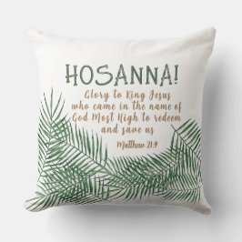 HOSANNA Handflatan Söndag Square Kudde
