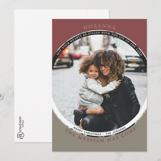 Hosanna Photo Card Kort (Fram/baksida)