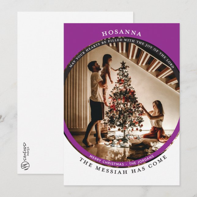 Hosanna Photo Card Kort (Fram/baksida)
