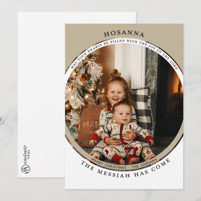 Hosanna Photo Card Kort (Fram/baksida)