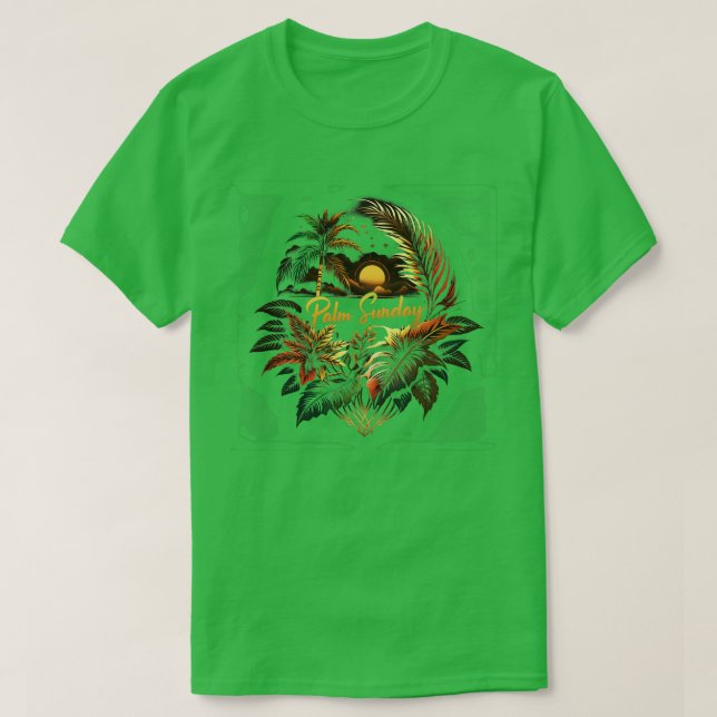HosannaPalm Söndag 2023Handflatan Söndag parad Hos T Shirt (Design framsida)
