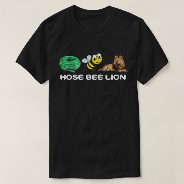 Hose Bes Lejonare Black T Shirt (Design framsida)