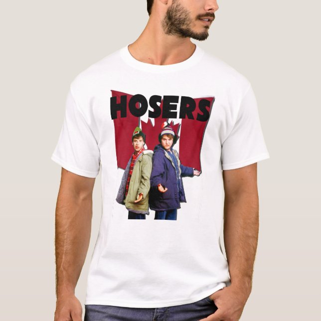 Hosers - Bob och Doug McKenzie Vintage T Shirt (Framsida)
