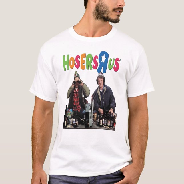 Hosers R Us - Bob och Doug McKenzie T Shirt (Framsida)
