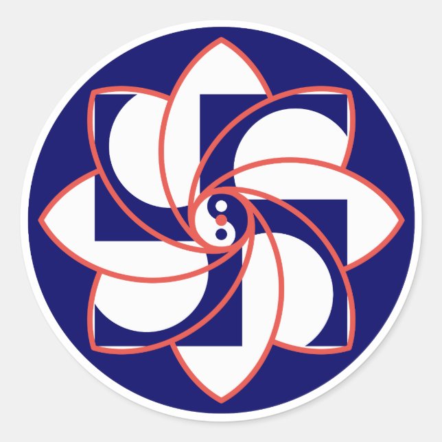 HOSH Stickers Runt Klistermärke (Framsida)