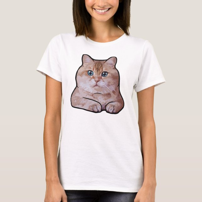 Hosico Cat T Shirt (Framsida)