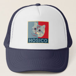 Hosico - Red Blue Illustration Keps