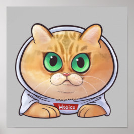 Hosico Tecknad Poster