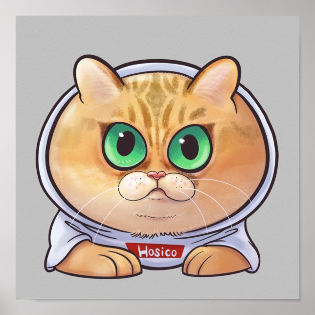 Hosico Tecknad Poster (Framsidan)
