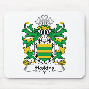 Hoskins familjvapensköld musmatta