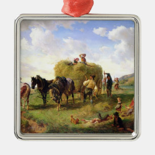 Höskörden, 1869 julgransprydnad metall