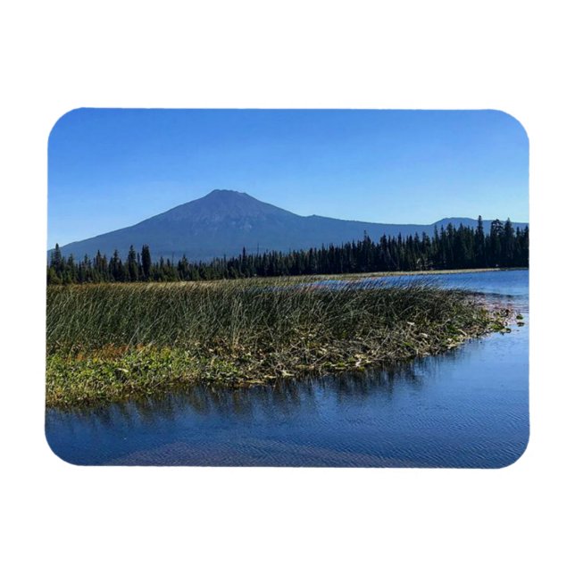 Hosmer Lake på sommaren, OR Magnet (Horisontell)