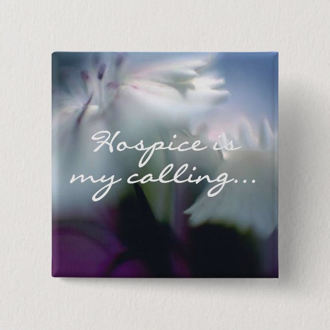 Hospice är mitt samtal knapp (Framsida)