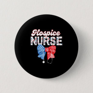Hospice Nurse, Coquette Bow Stethoscope, 4:e Jul Knapp