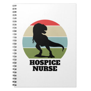 Hospice Nurse Dinosaur Anteckningsbok
