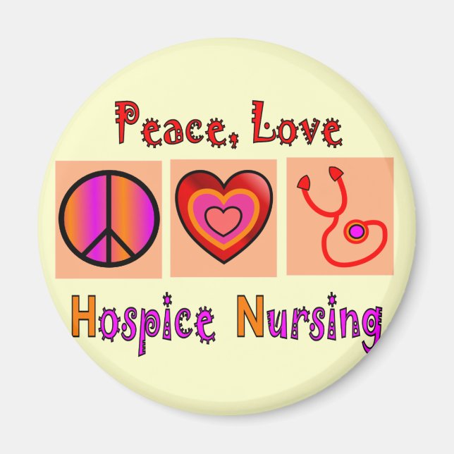 Hospice Nurse Gifts Magnet (Framsidan)
