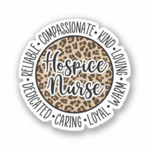 Hospice Nurse, Hospice RN Nurse Appreciation Gift Klistermärken