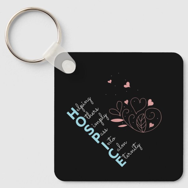 Hospice Nurse Nyckelring (Framsida)