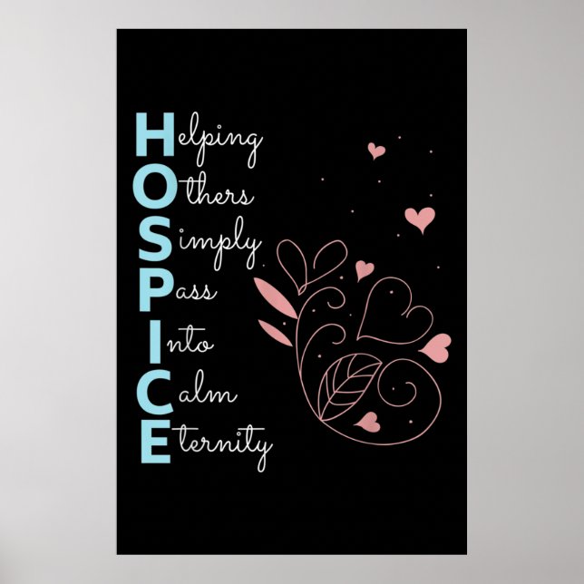 Hospice Nurse Poster (Framsidan)