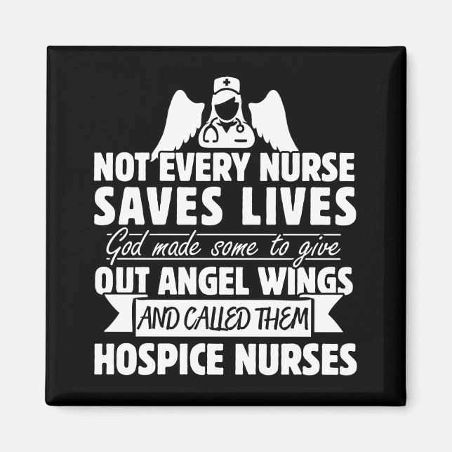 Hospice Nurse Quote Magnet (Framsidan)