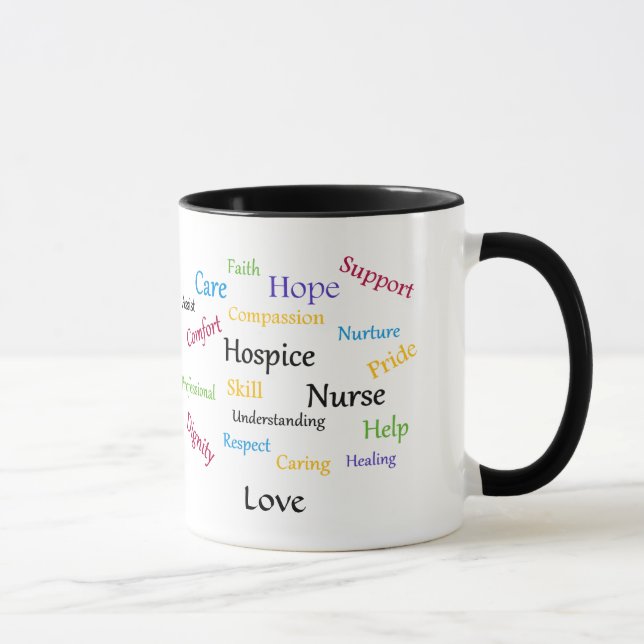 Hospice Nurse Ringer Mugg (Höger)