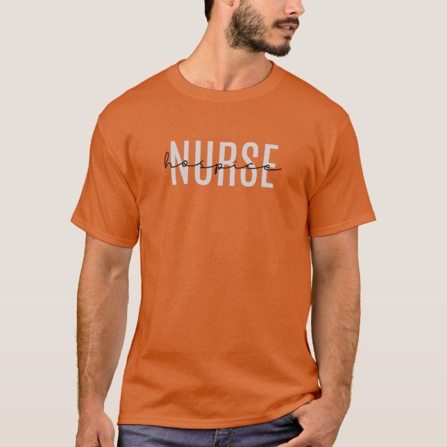 Hospice Nurse  T Shirt (Framsida)