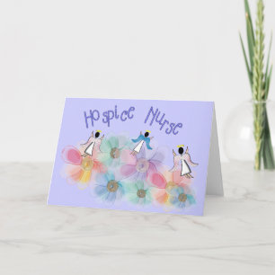 Hospice Nurse WHISPY Änglar Design Kort