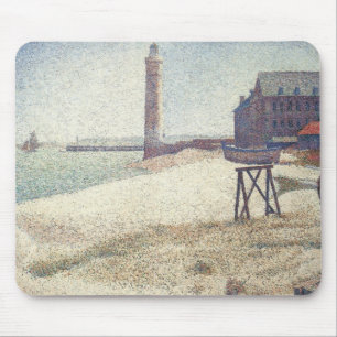 Hospice och Lighthouse, Honfleur av Georges Seurat Musmatta