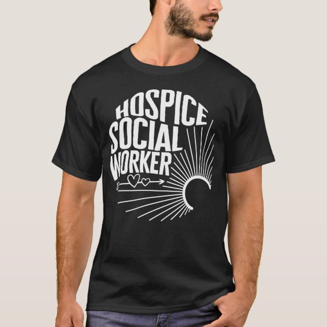 Hospice Shirt, Hospice Social Worker Tee (Framsida)